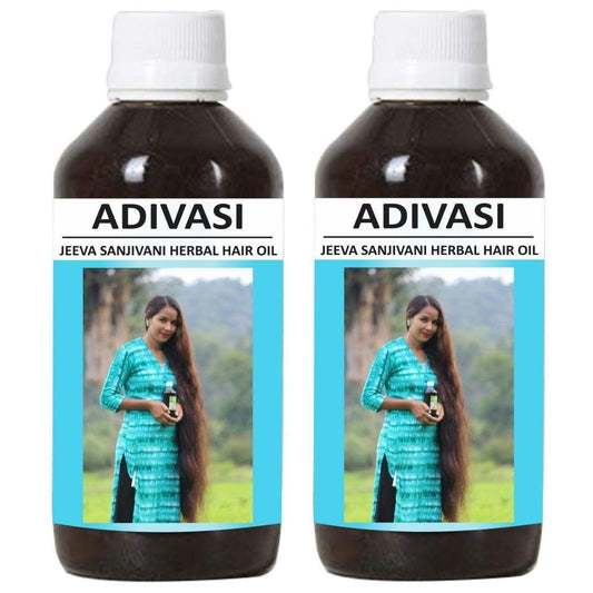 Adivasi Herbal Hair Oil – 100% Natural Hair Growth & Hair Fall Control